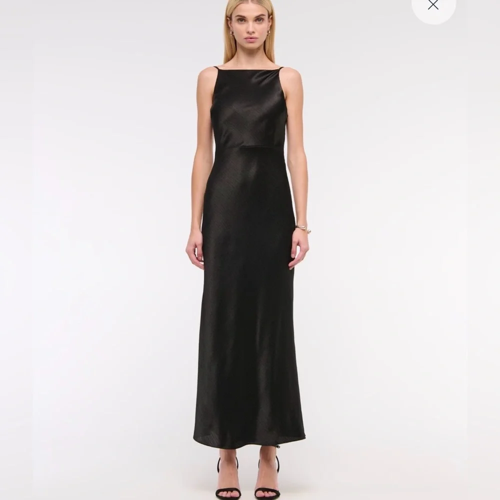 Abercrombie & Fitch Black Maxi Dress